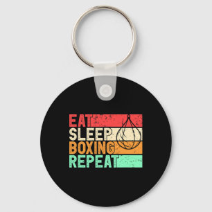 Llavero Come Dormir Boxeo Repetir Retro Luchador de Mma Ki