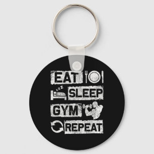 Llavero Come Dormir Gimnasio Repetir Divertido Deporte Cul