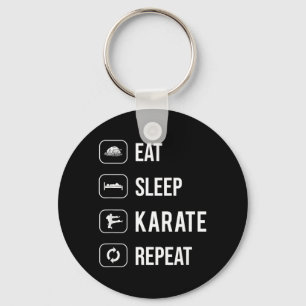 Llavero Come Dormir Karate Repetir - deporte - ninja - coo