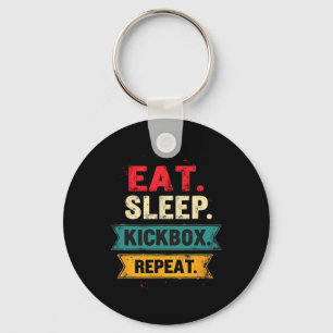 Llavero Come Dormir Kickbox Repetir Kickboxing Mma Boxeado