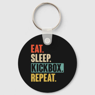 Llavero Come Dormir Kickbox Repetir - Retro Kickboxin Anti