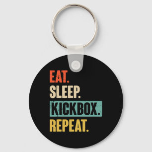 Llavero Come Dormir Kickbox Repetir Retro Kickboxing Boxeo