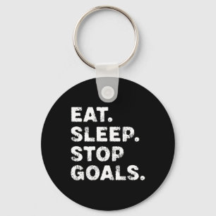 Llavero Come Dormir Parar Metas Divertido Fútbol Hockey Po