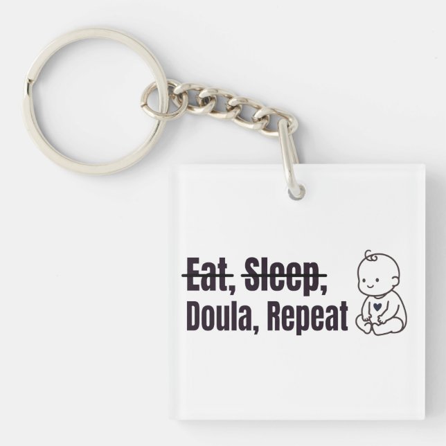 Llavero Come Doula Duerme (Frente)