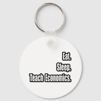 Llavero Come. Duerme. Enseñar economía.