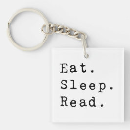 Llavero Come. Duerme. Leer.