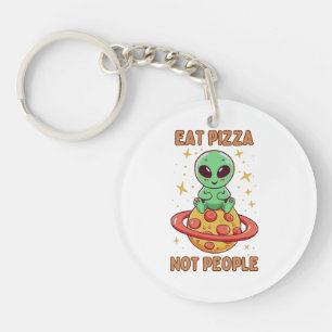 Llavero Come pizza no personas