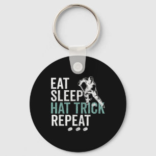 Llavero Come Sombrero Dormir Truco Repetir Enfriar Hockey