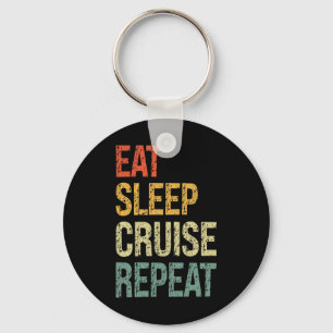 Llavero Comer Dormir Crucero Repetir Familia Pareja Playa