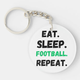 Llavero Comer Dormir Fútbol Repetir Bonito Comer Dormir Fú