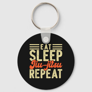 Llavero Comer Dormir Jiu-jitsu Repetir Hombres Mujeres Bra