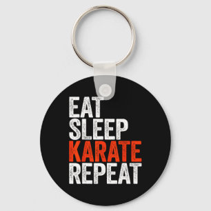 Llavero Comer Dormir Karate Repetir Camiseta Hombres Mujer