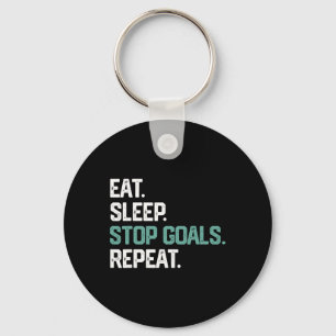 Llavero Comer Dormir Parar Metas Repetir Camiseta Portero 
