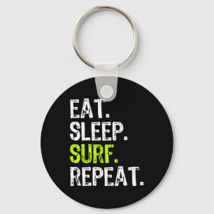Llavero Comer Dormir Surf Repetir Surfista Divertido Surfi
