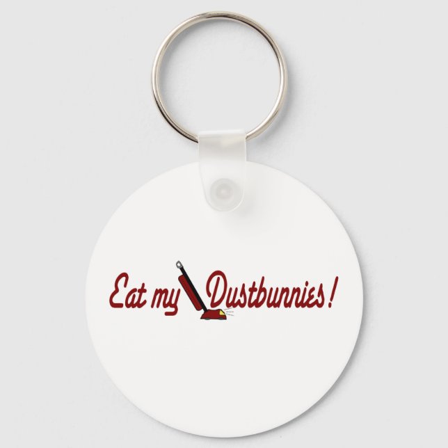 Llavero Comer mis Dustbunnies (Anverso)
