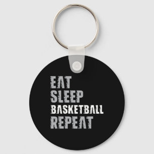 Llavero Comer Navidades De Repetición De Básquetbol De Sue