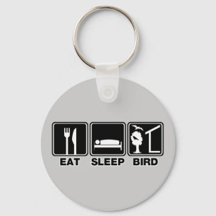 Llavero Comer pájaro dormido (ciego)