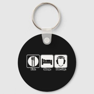 Llavero comer sleep dejay