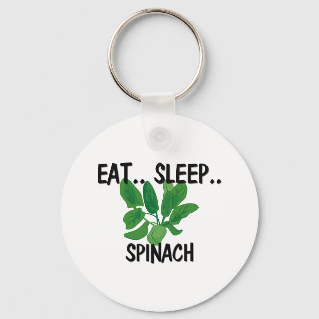 Llavero Comer Sleep SPINACH (Anverso)