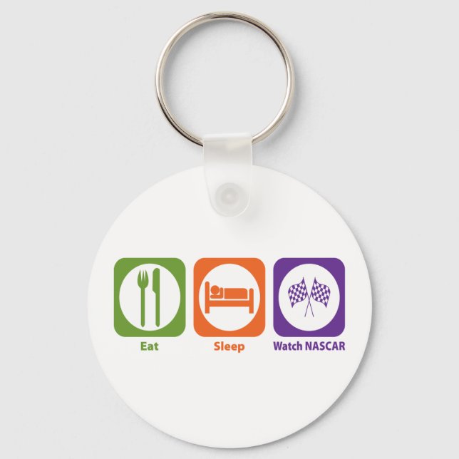 Llavero Comer Sleep Watch NASCAR (Anverso)