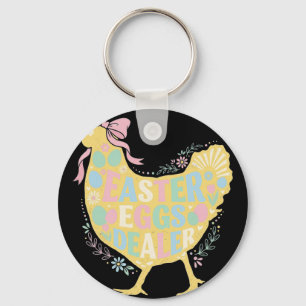 Llavero Comerciante de huevos de Pascua Loral Gallina Gall