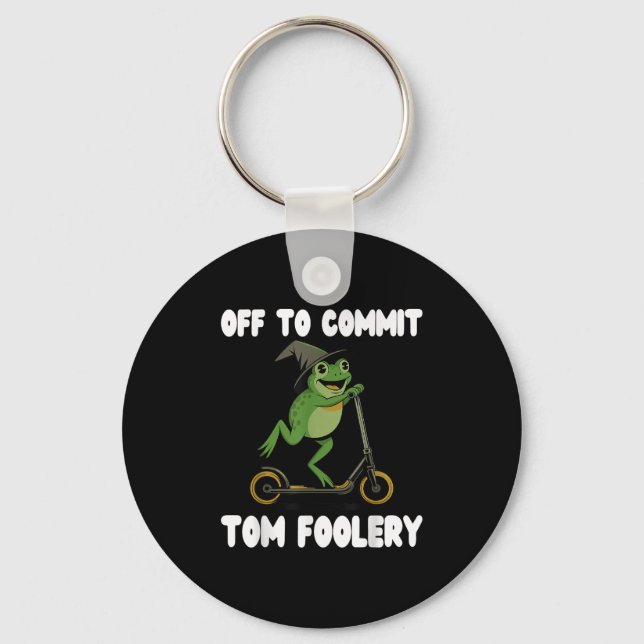 Llavero Cometer Tomfoolery Tee Frog Toad Weirdcore C (Anverso)