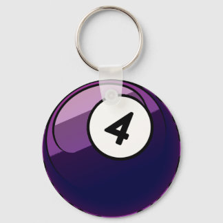 Llavero Comic Style número 4 Billiards Ball