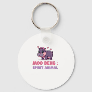 Llavero Cómico MOO DENG SPIRIT ANIMAL Adventure Seeker Ou