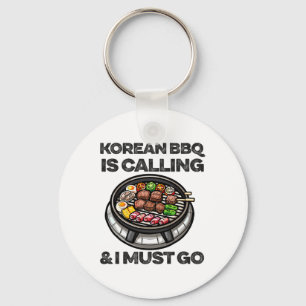 Llavero Comida coreana bbbq divertida y birmana gusta a as