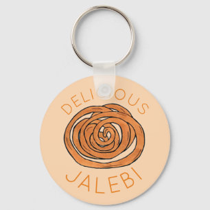 Llavero Comida dulce Mithai del sur de Asia para Jalebi
