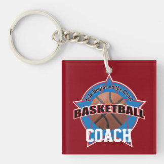 Llavero Comienza la vida del entrenador de baloncesto