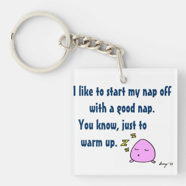 Llavero 'Comienza Mi Napa Con Una Buena Napa' (Frente)