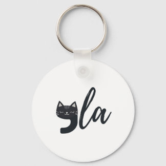 Llavero Comma de gato lindo gracioso La graciosa Kamala Ha