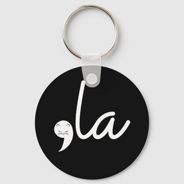 Llavero Comma De Gato Retro La Kamala Harris Por El Presid (Anverso)