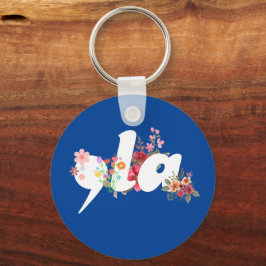 Llavero Comma la Floral Kamala Harris Presidente Flores