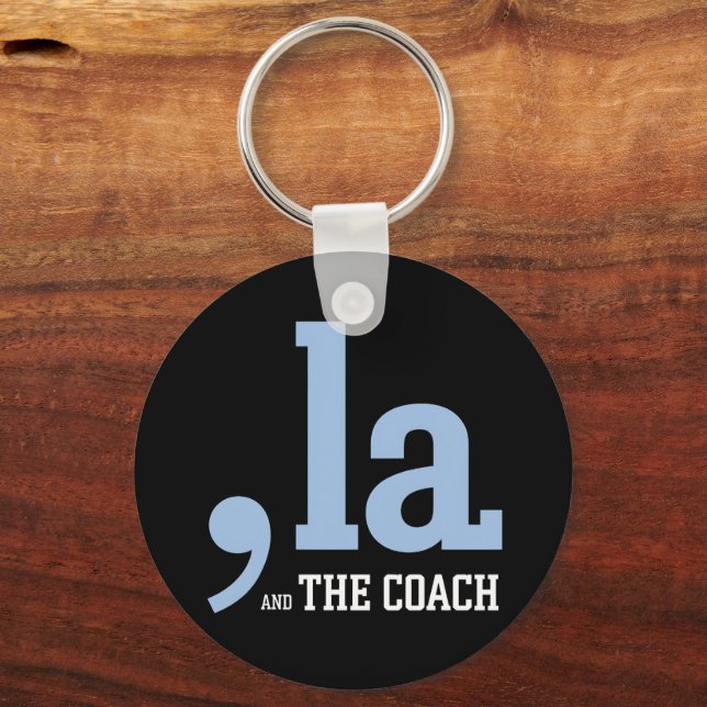 Llavero Comma La Kamala Harris Tim Walz Coach 2024 (Anverso)