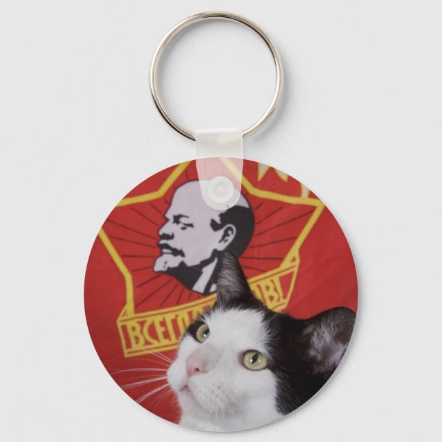 Llavero Commie Cat Key Chain (Anverso)
