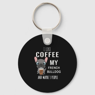 Llavero Como café con mis amigos Bulldogs