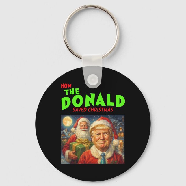Llavero Cómo Donald Trump salvó la Navidad  (Anverso)