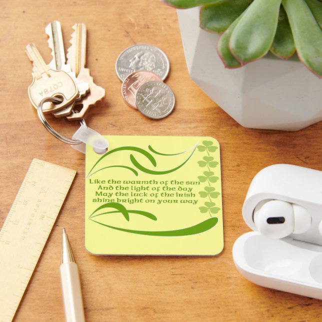 Llavero Como el calor del sol Bendición irlandesa (Escritorio )