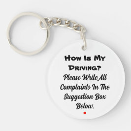 Llavero Cómo está mi cadena de claves conductora