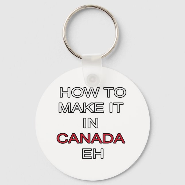 LLAVERO ¡CÓMO HACERLO EN CANADÁ EH! (Anverso)