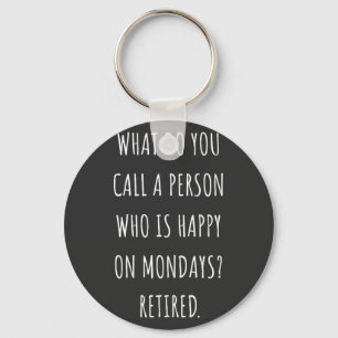 Llavero ¿Cómo Llamas A Una Persona Feliz Los Lunes?