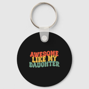 Llavero Como mi hija, retro, papá, padres divertidos