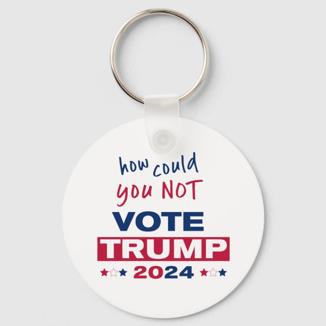 Llavero ¿Cómo PUEDE NO Votar a TRUMP 2024? (Anverso)