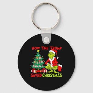 Llavero Cómo salvó Trump a los Navidades Divertidos Trump 