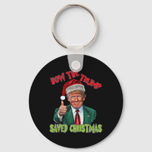 Llavero Cómo salvó Trump a los Navidades Divertidos Trump
