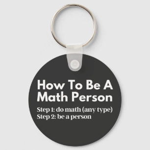 Llavero Cómo ser una persona matemática