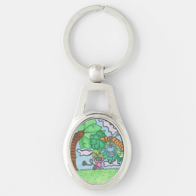 Llavero ¿Cómo Son Monos? (Anverso)