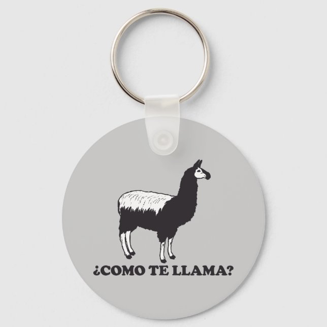 Llavero Como te llamas (Anverso)